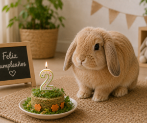 feliz cumpleaños conejo